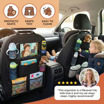Car Seat Protector and Organizer for Kids