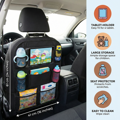 Car Seat Protector and Organizer for Kids