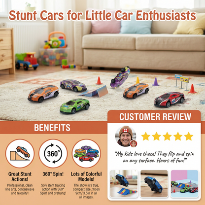 Stunt Cars for Little Car Enthusiasts