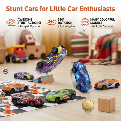 Stunt Cars for Little Car Enthusiasts