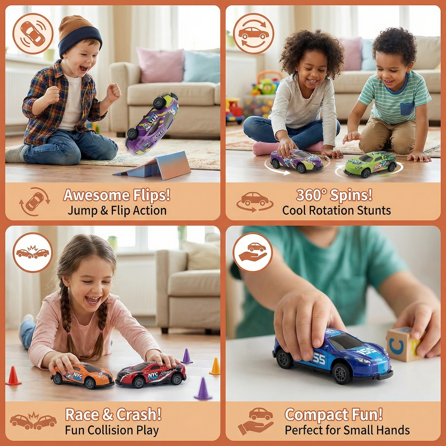 Stunt Cars for Little Car Enthusiasts