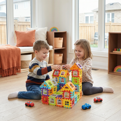 Montessori Window Building Blocks for Children