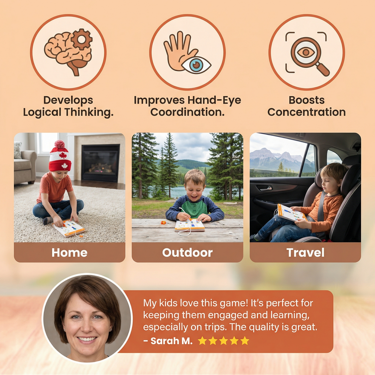Logic Key Puzzle Game for Kids