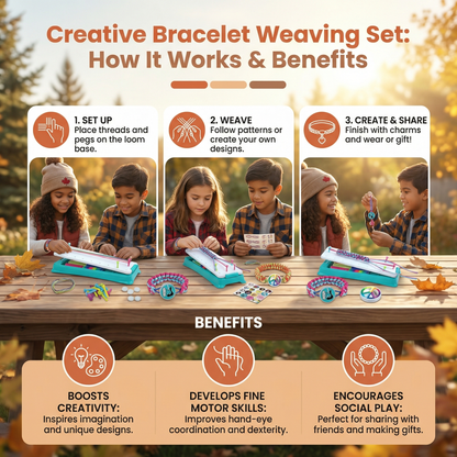 Creative Bracelet Weaving Set