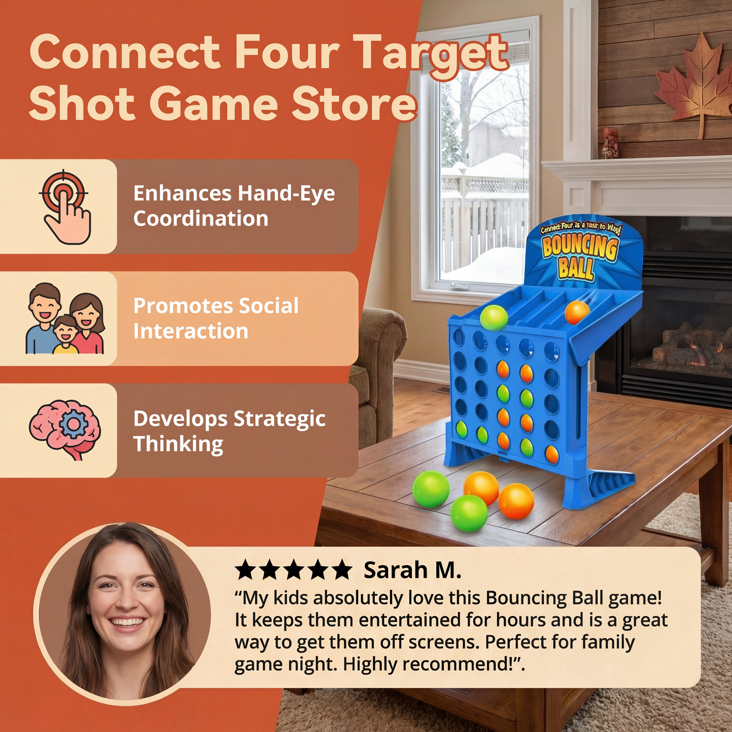 Connect Four Target Shot Game