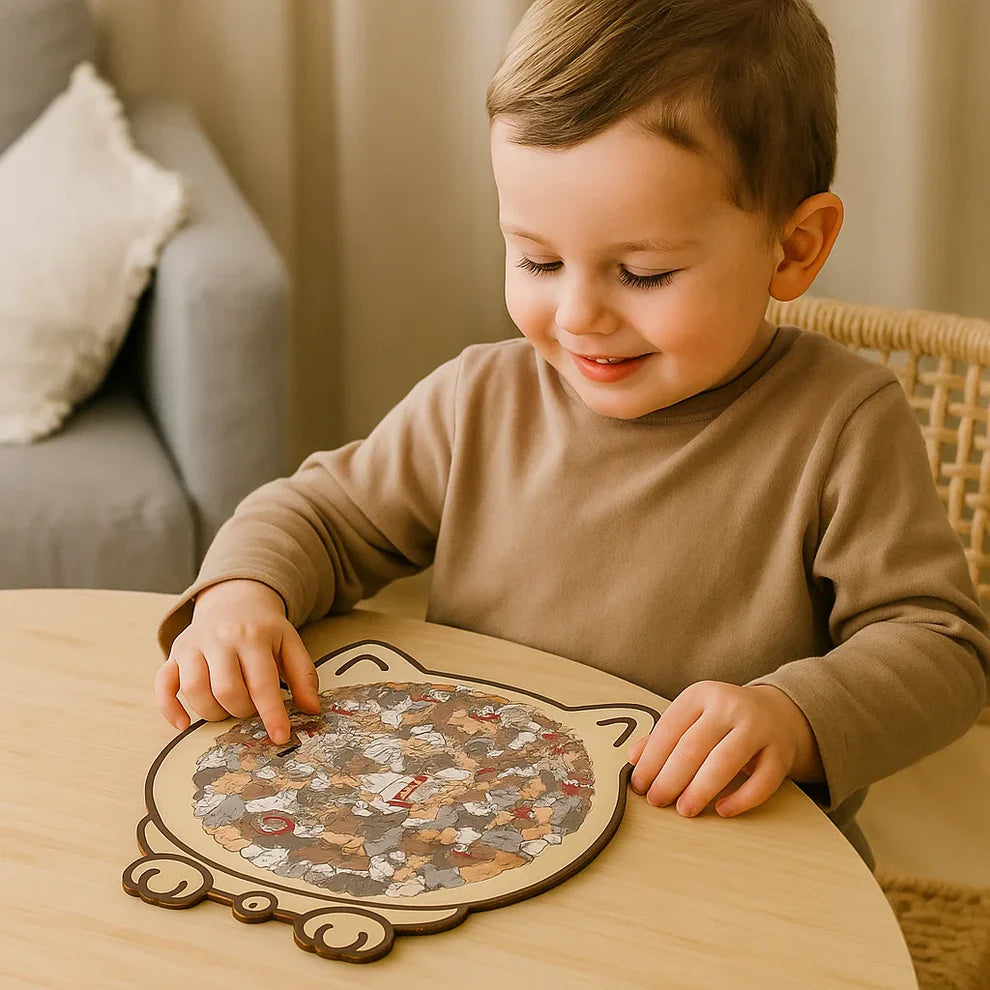 Wooden Cat Puzzle