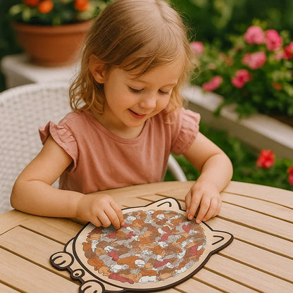 Wooden Cat Puzzle