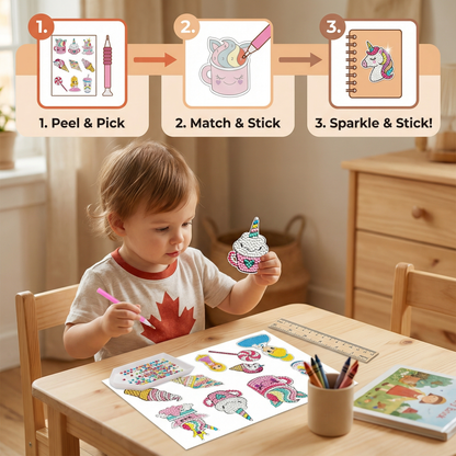 Diamond Painting Stickers for Kids