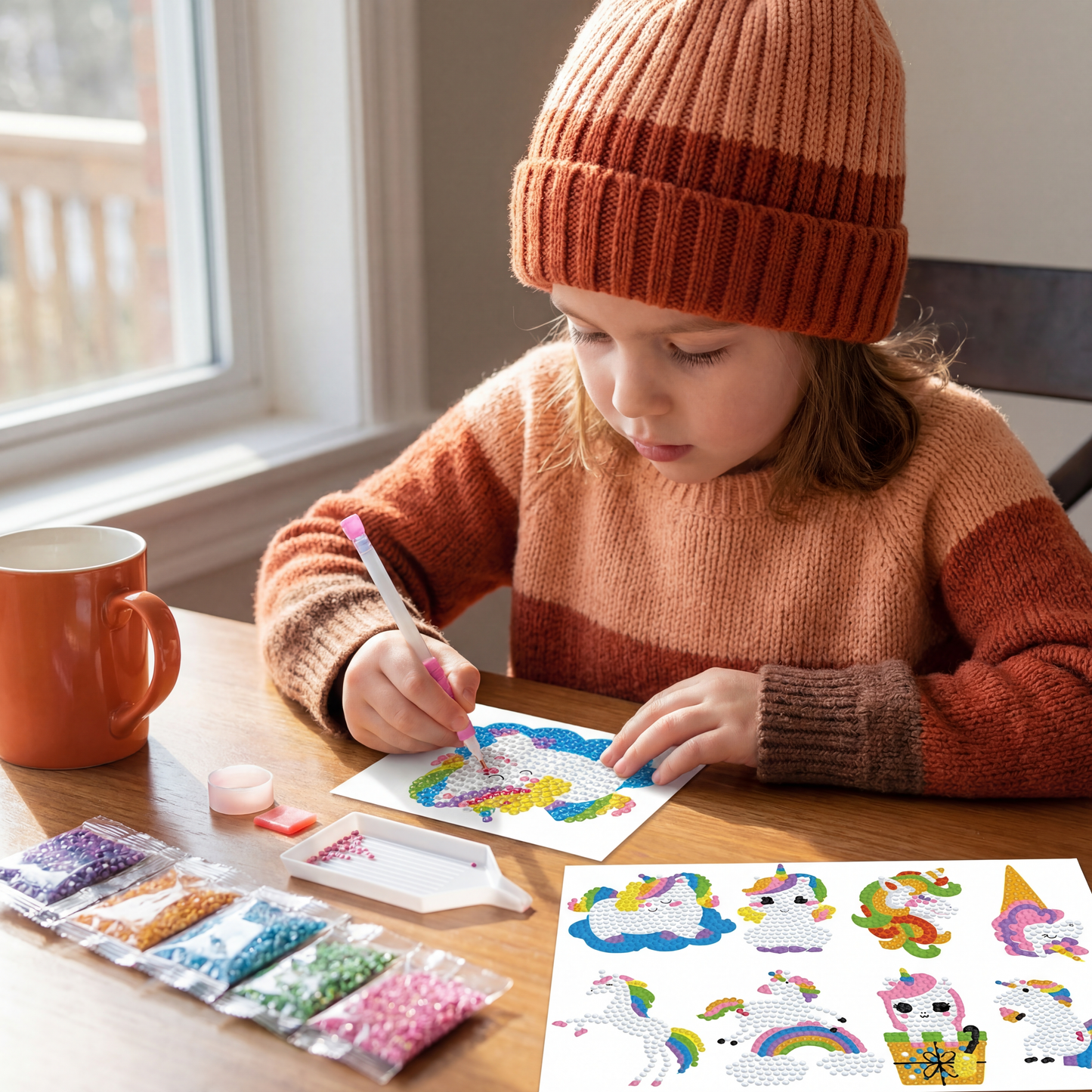 Diamond Painting Stickers for Kids