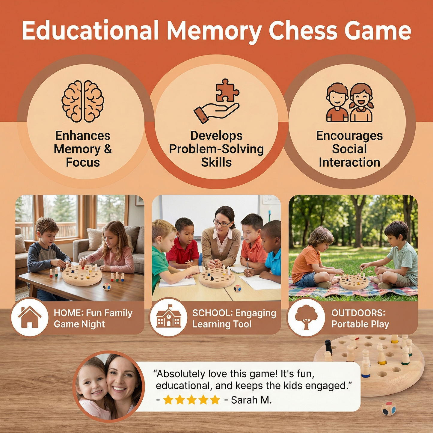 Educational Memory Chess Game