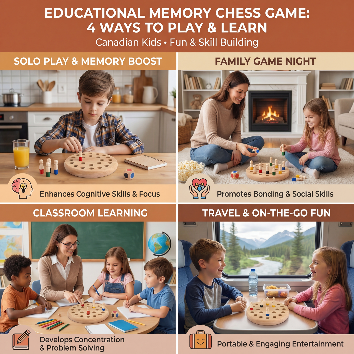 Educational Memory Chess Game