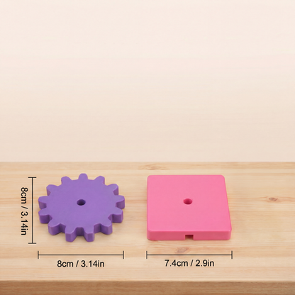 Rotating Montessori Gear Building Toy