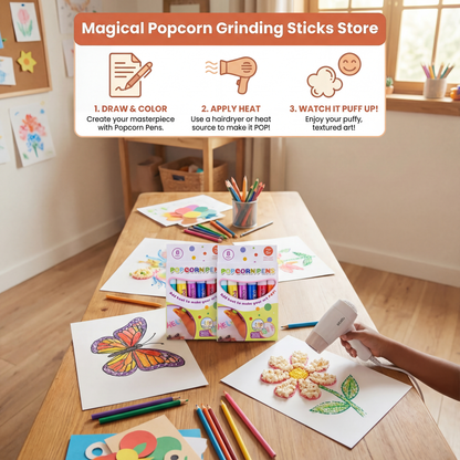 Magical Popcorn Grinding Sticks