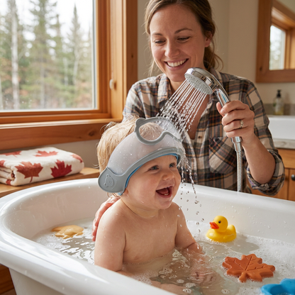 Adjustable Baby Water & Shampoo Visor with 360° Eye & Ear Protection