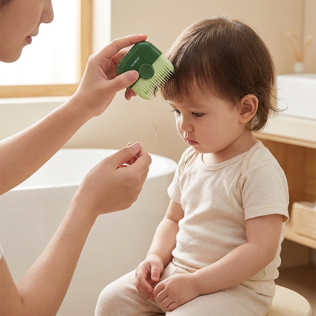 Child-Friendly and Gentle Haircut Comb