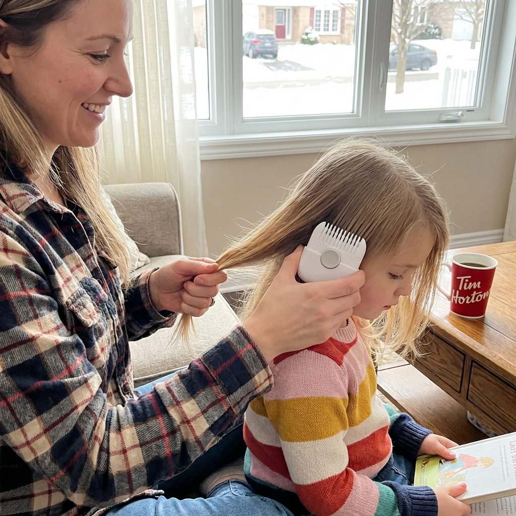 Child-Friendly and Gentle Haircut Comb