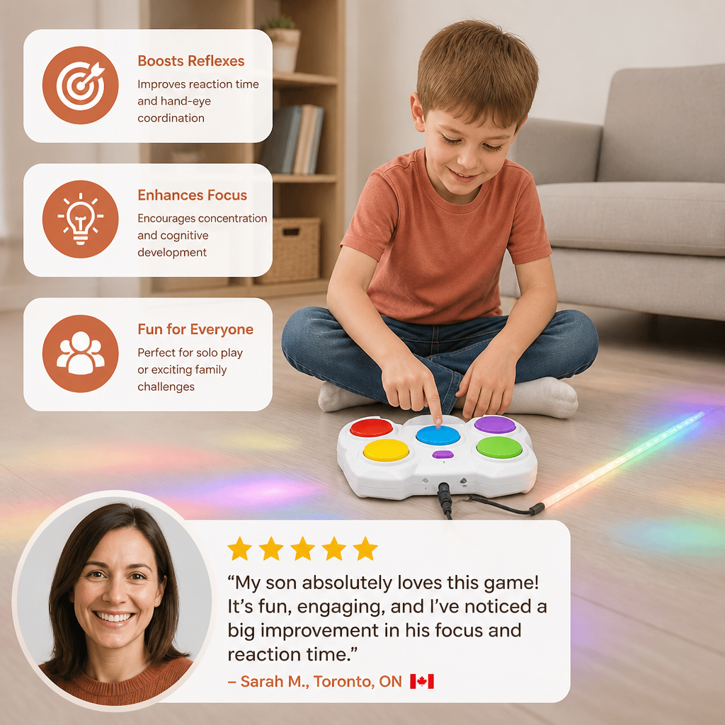 Light Defense Challenge – Interactive LED Reflex Game