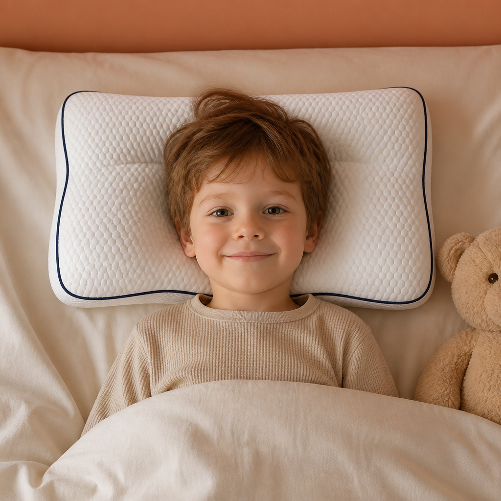 Ergonomic Neck Support Memory Foam Kids Pillow