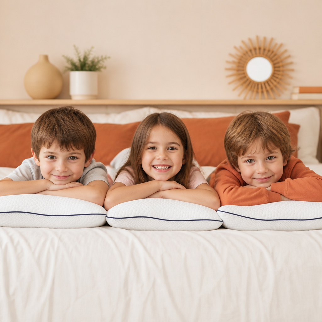 Ergonomic Neck Support Memory Foam Kids Pillow