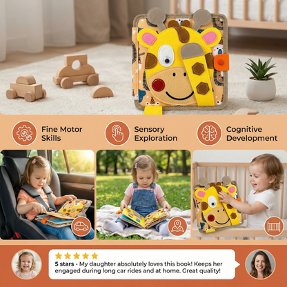 Montessori Sensory Giraffe Story Book