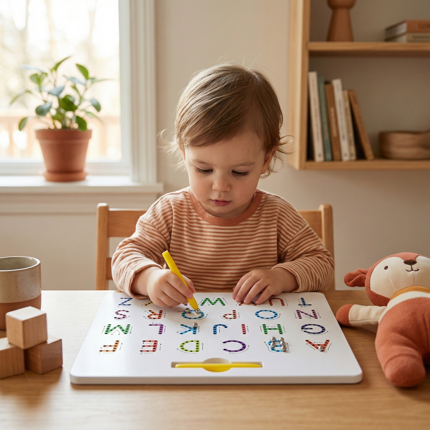 Educational Magnetic Ball Writing Learning Board