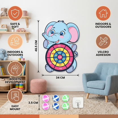 Cute Kids Dart Throwing Game