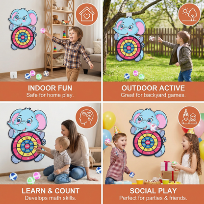 Cute Kids Dart Throwing Game