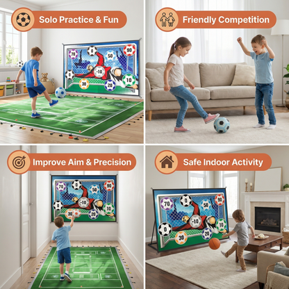 Safe Soccer Goal Shooting Wall for Home