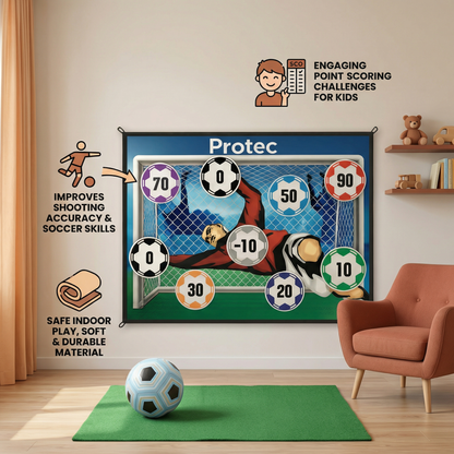 Safe Soccer Goal Shooting Wall for Home