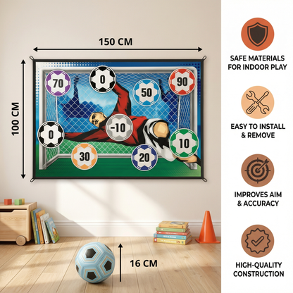 Safe Soccer Goal Shooting Wall for Home