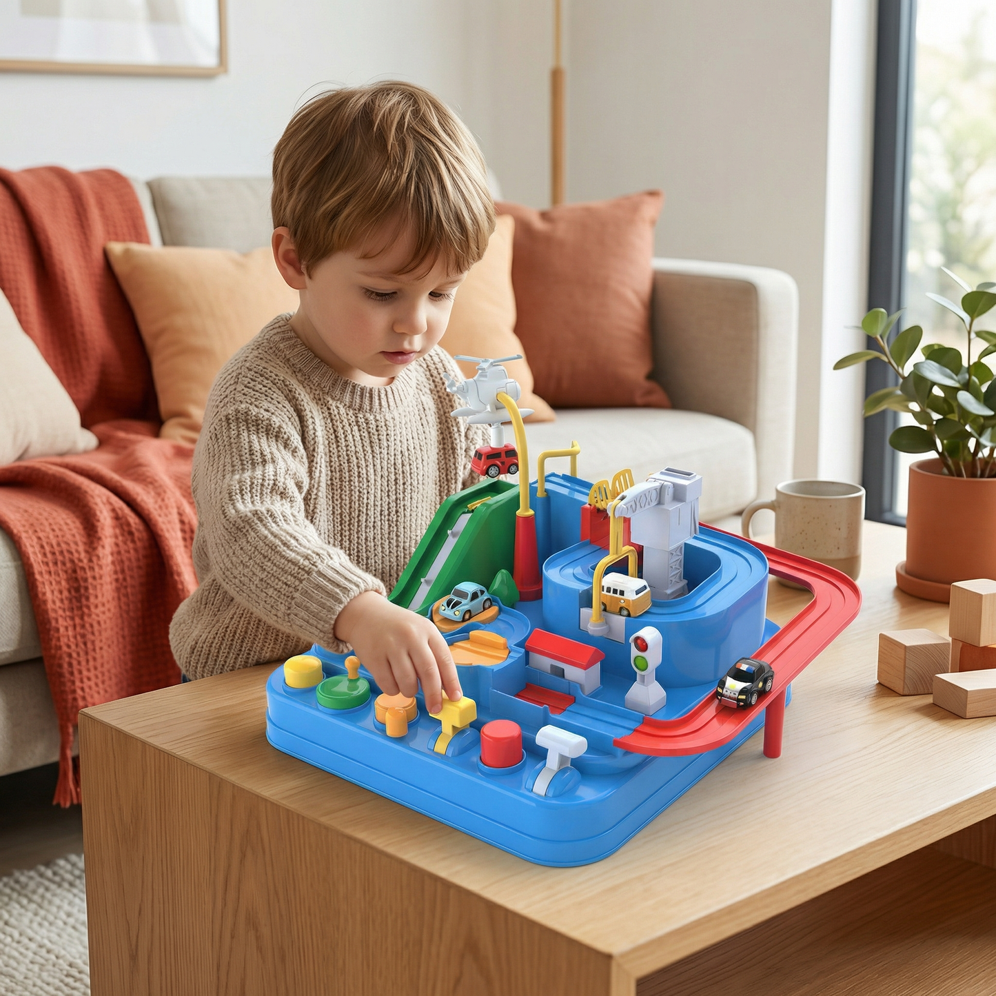 Educational Vehicle Dexterity Game for Kids