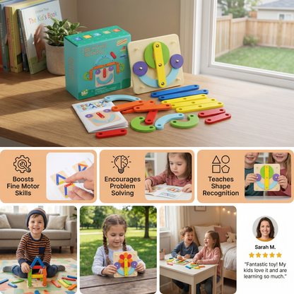 Creative Letters, Numbers, and Shapes Learning Board