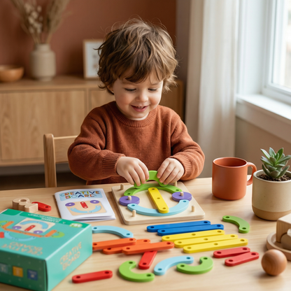 Creative Letters, Numbers, and Shapes Learning Board