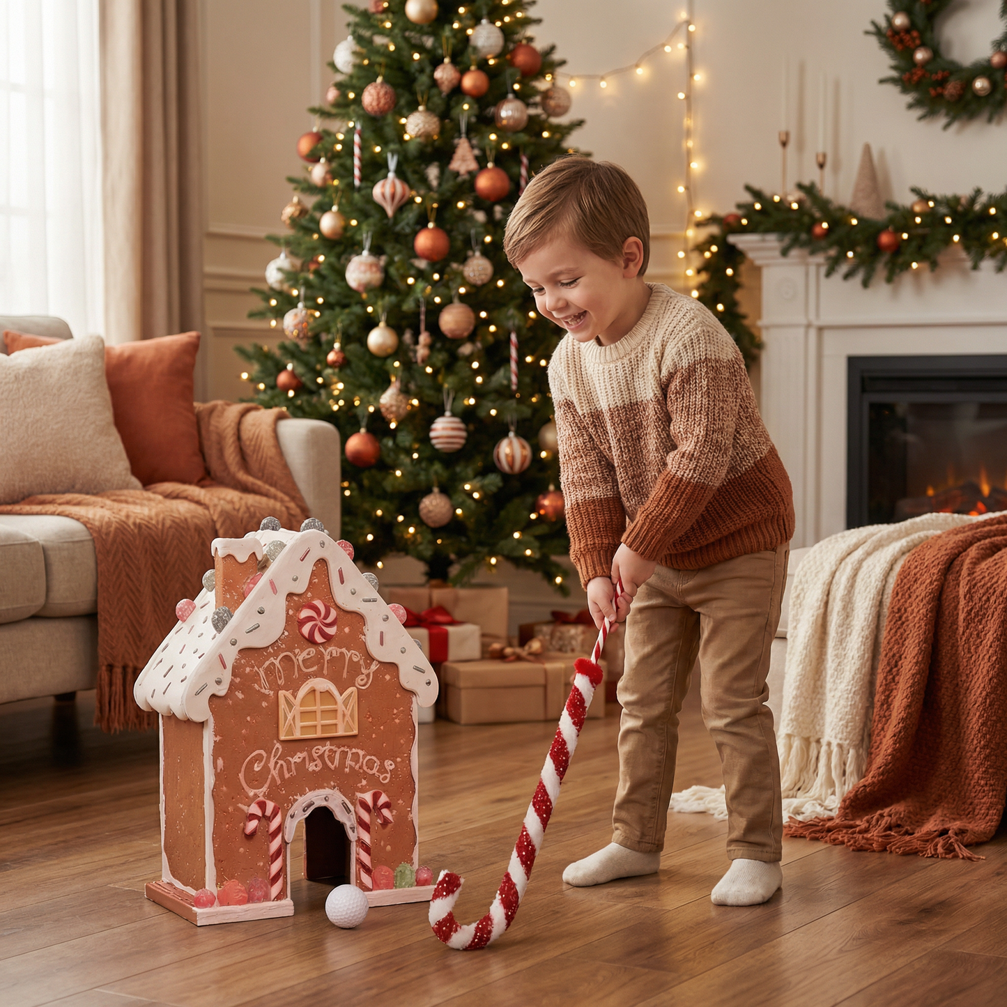 Gingerbread Golf Christmas Toy