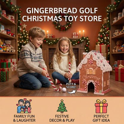 Gingerbread Golf Christmas Toy