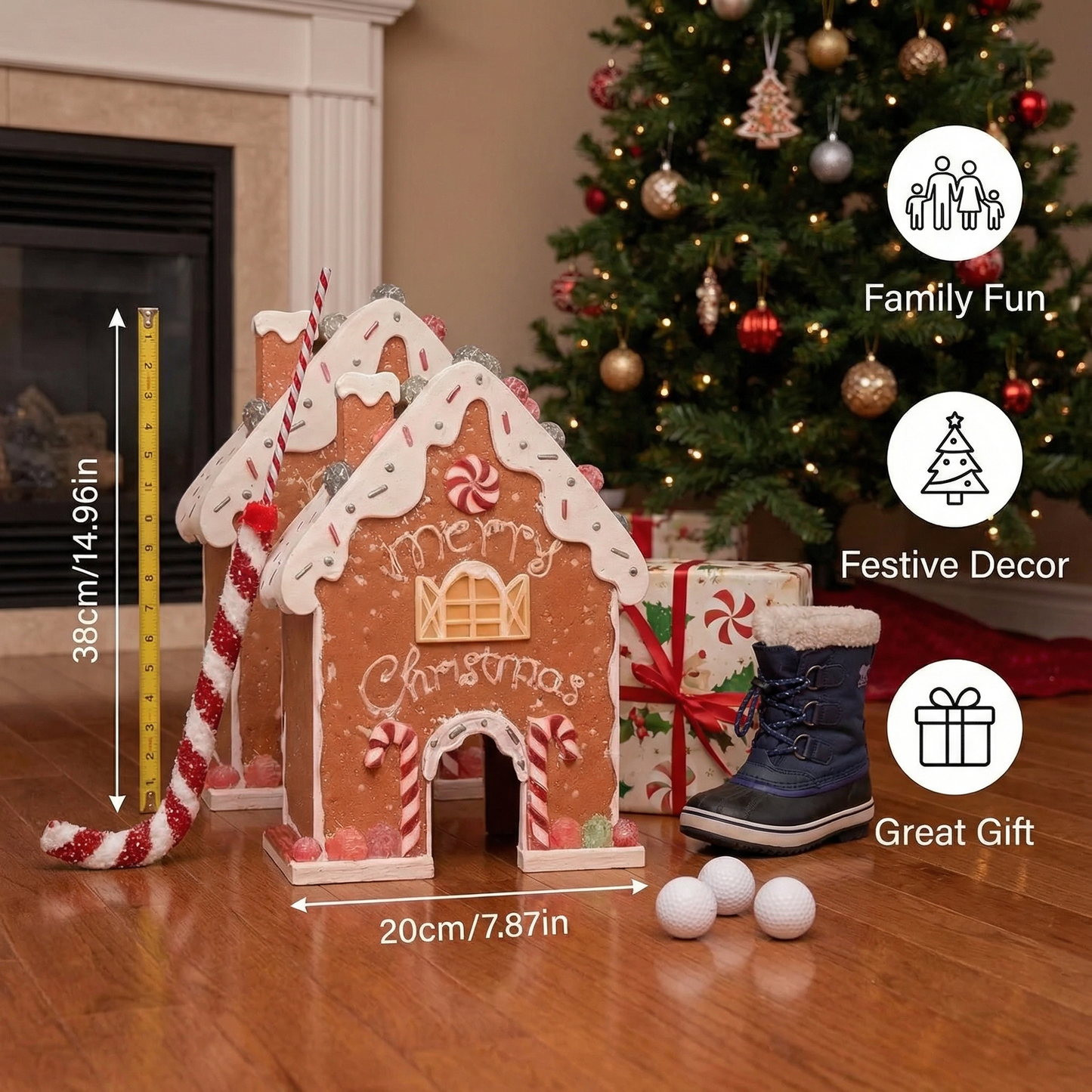 Gingerbread Golf Christmas Toy