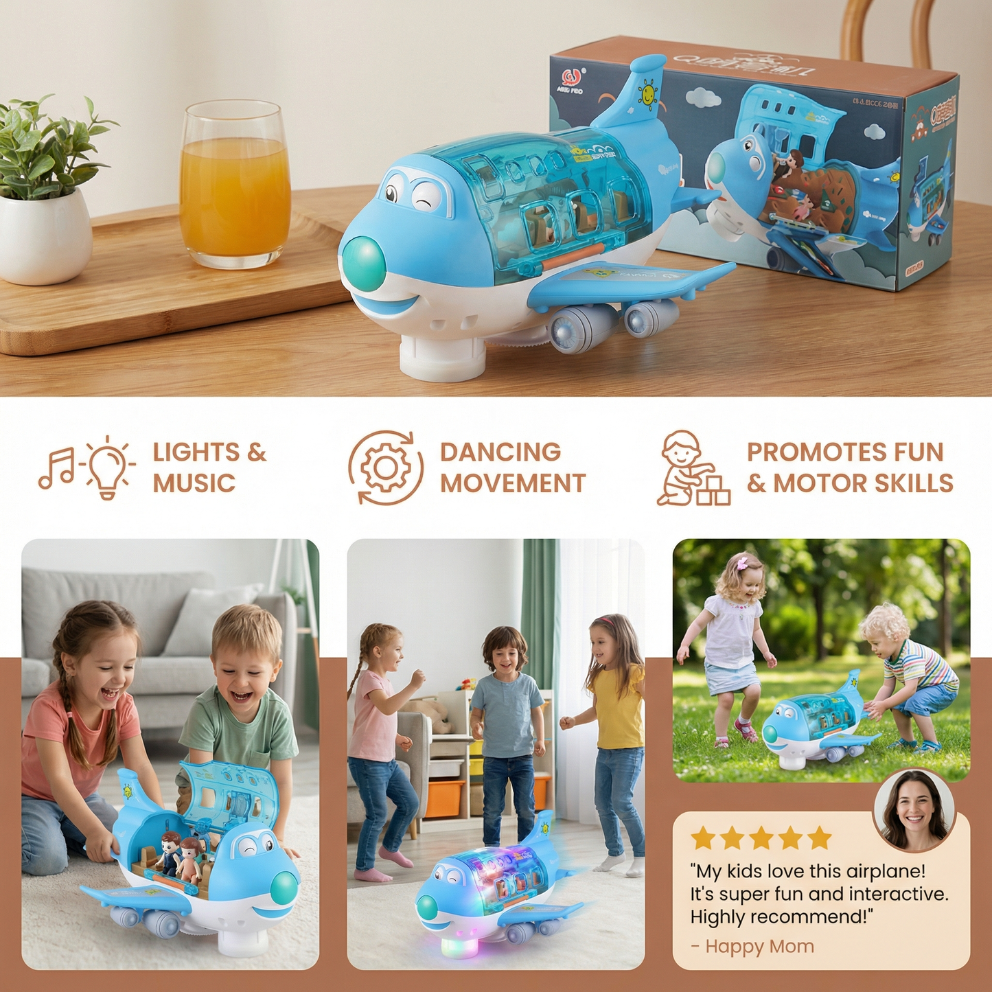 Fun & Dancing Airplane Toy