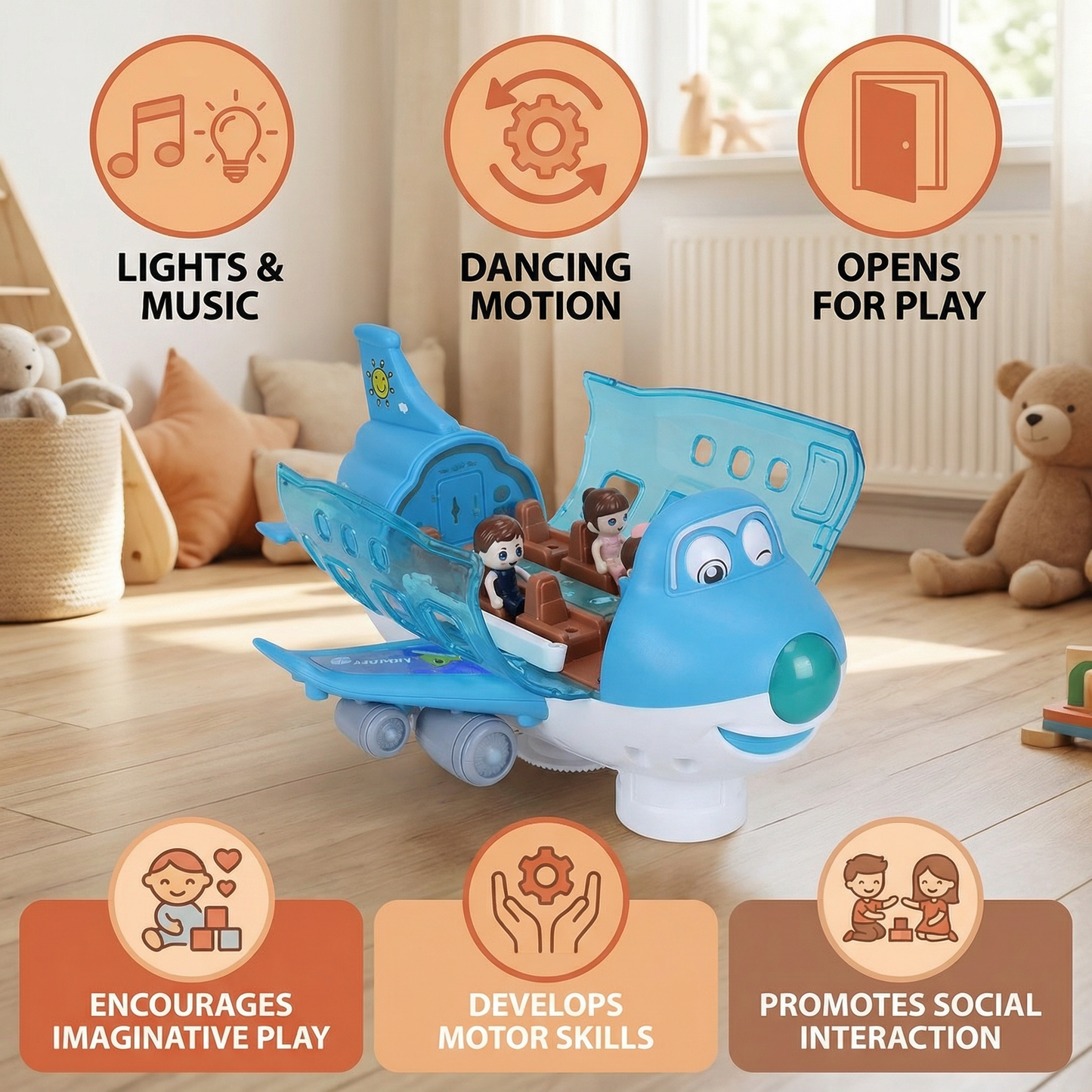 Fun & Dancing Airplane Toy
