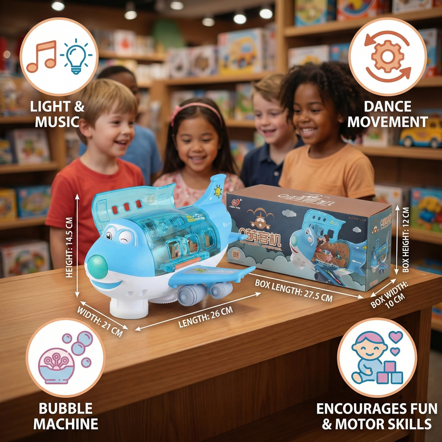 Fun & Dancing Airplane Toy
