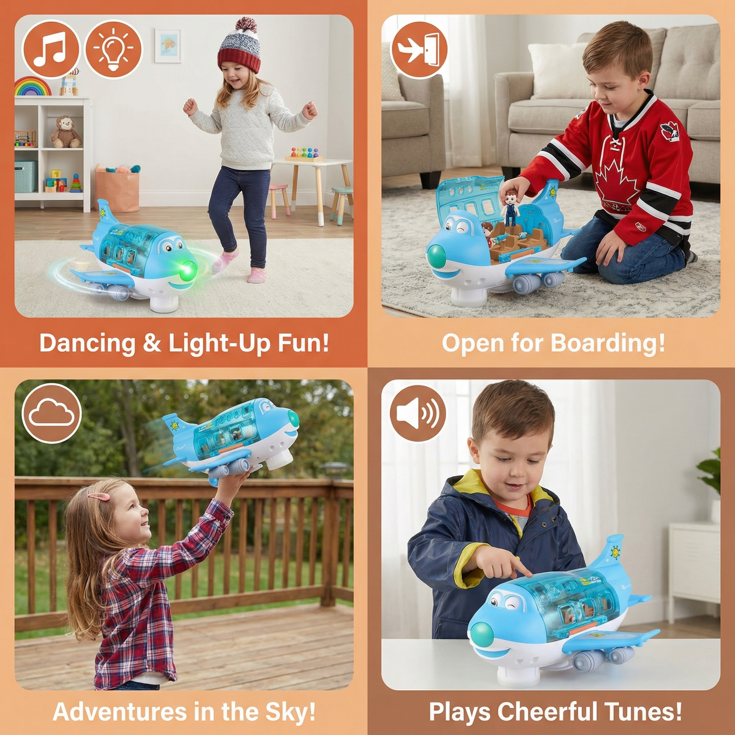 Fun & Dancing Airplane Toy