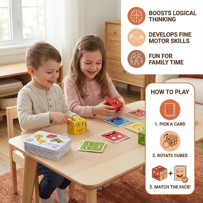Face Puzzle Cube Game