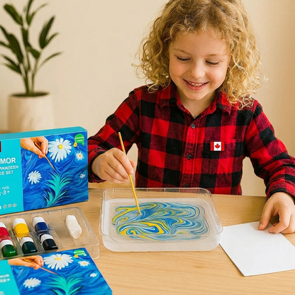 Creative Marble Watercolor Painting Play Set