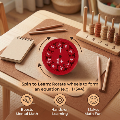Math Learning Game Fidget Spinner