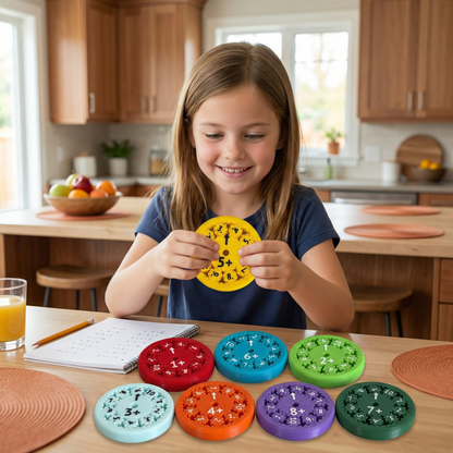 Math Learning Game Fidget Spinner