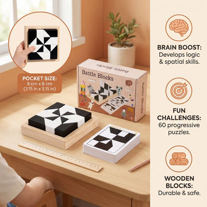 Two-Tone Logic Puzzle Game in Pocket Size