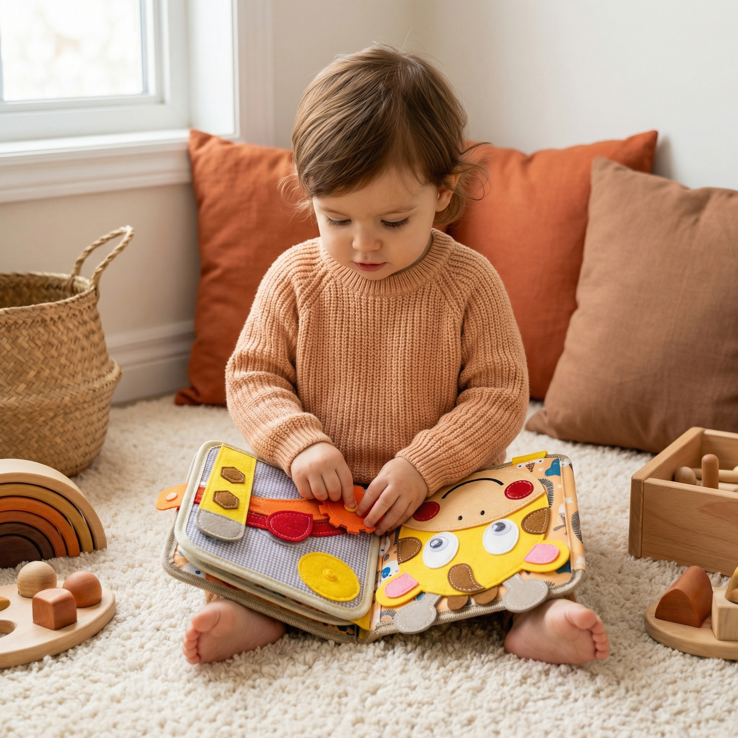 Montessori Sensory Giraffe Story Book
