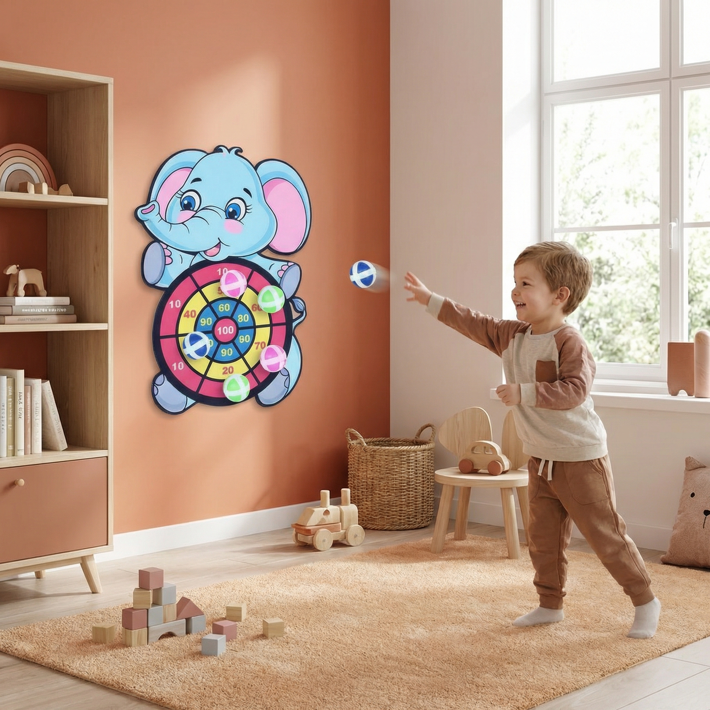 Cute Kids Dart Throwing Game