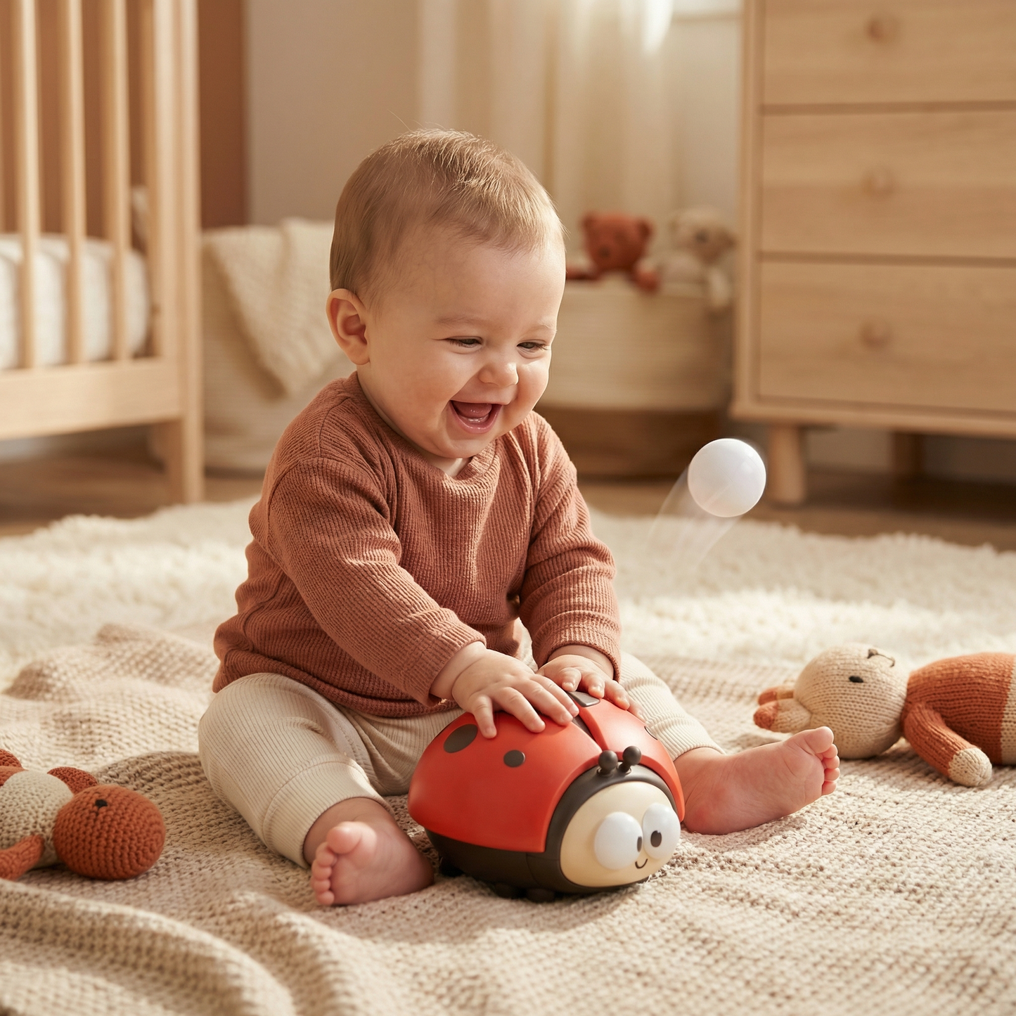 Ladybug Balloon Toy for Babies