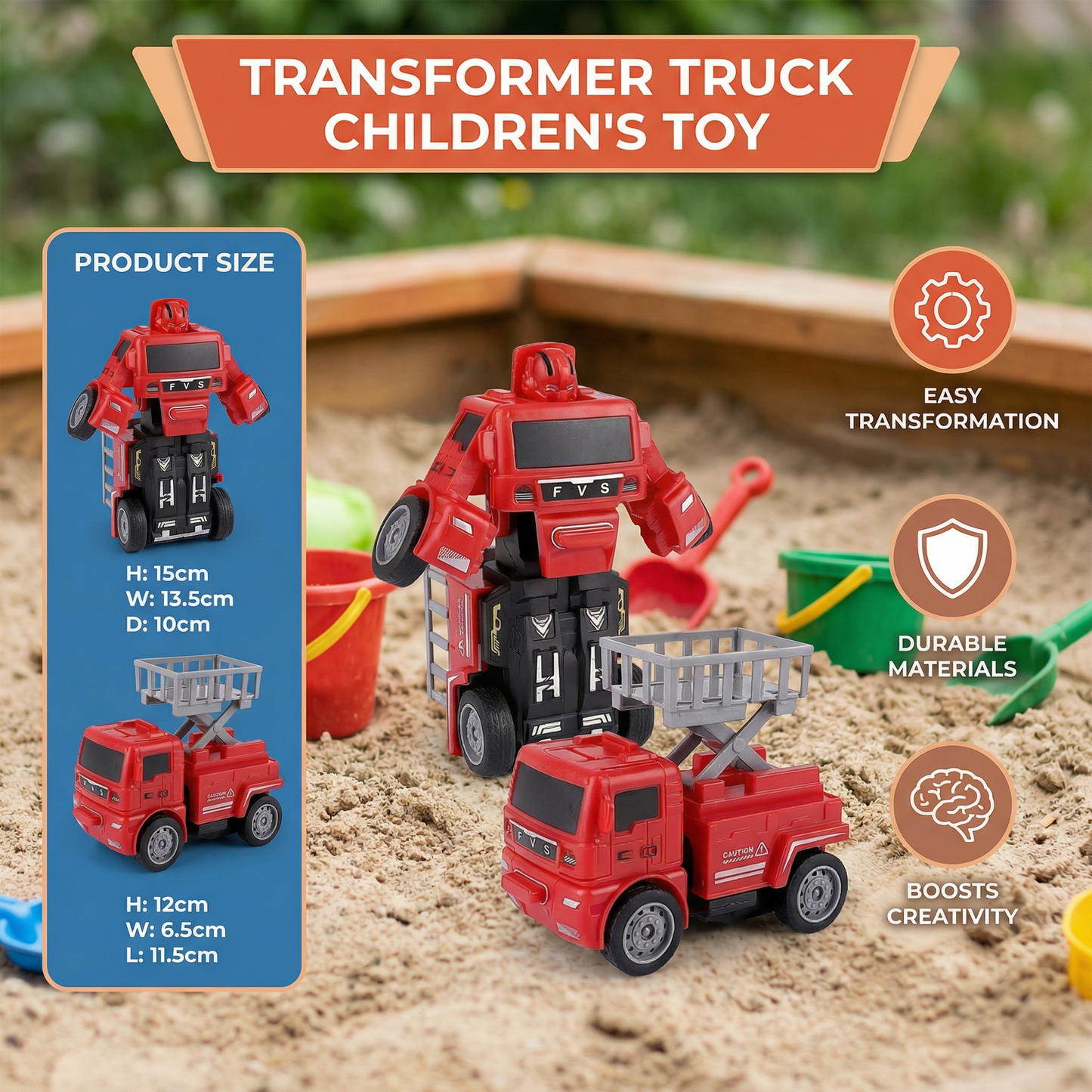 Transformer Truck Children's Toy