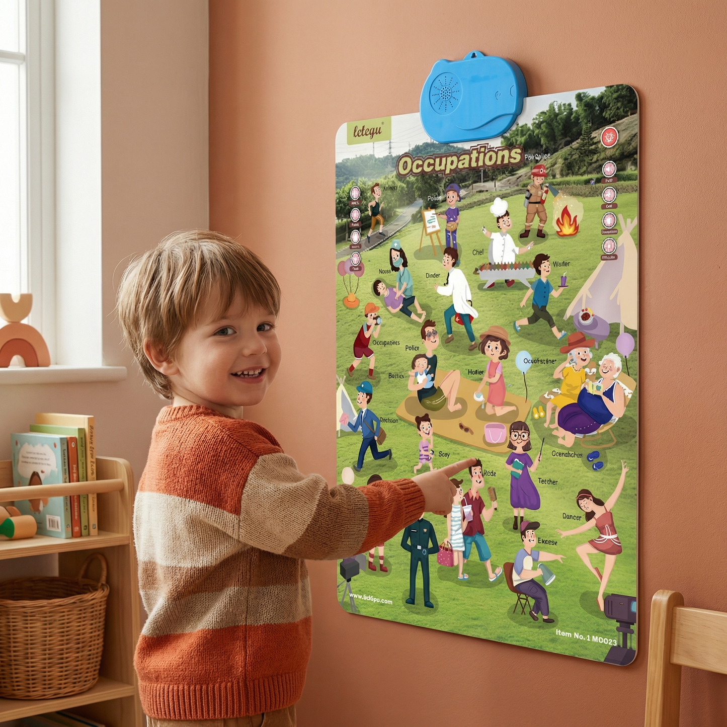 Talking English Learning Board for Kids